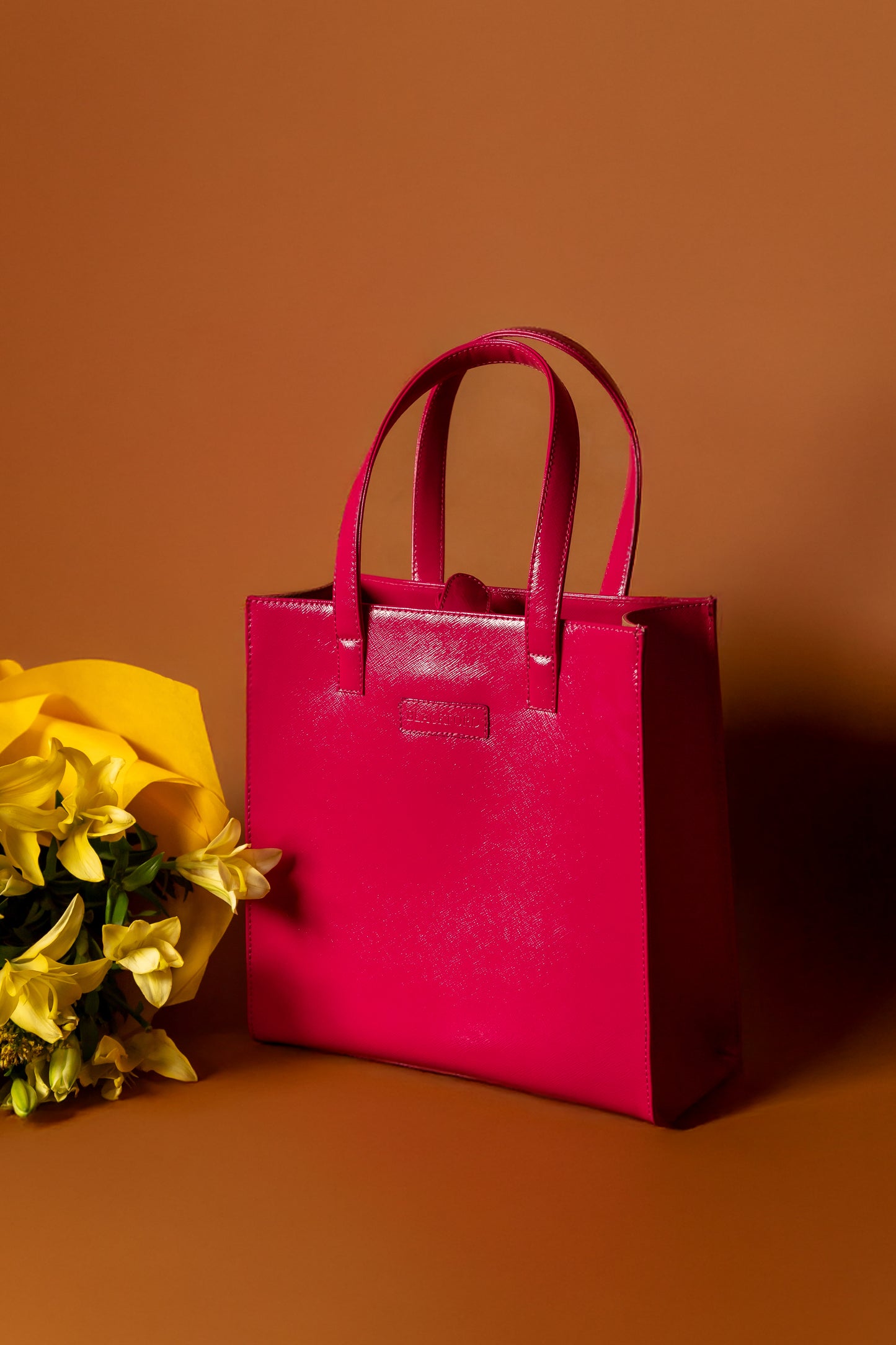 Blackford Italian Saffiano Leather Tote Bag