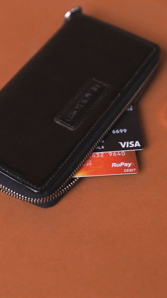 BLACKFORD Italian Leather Unisex Clutch