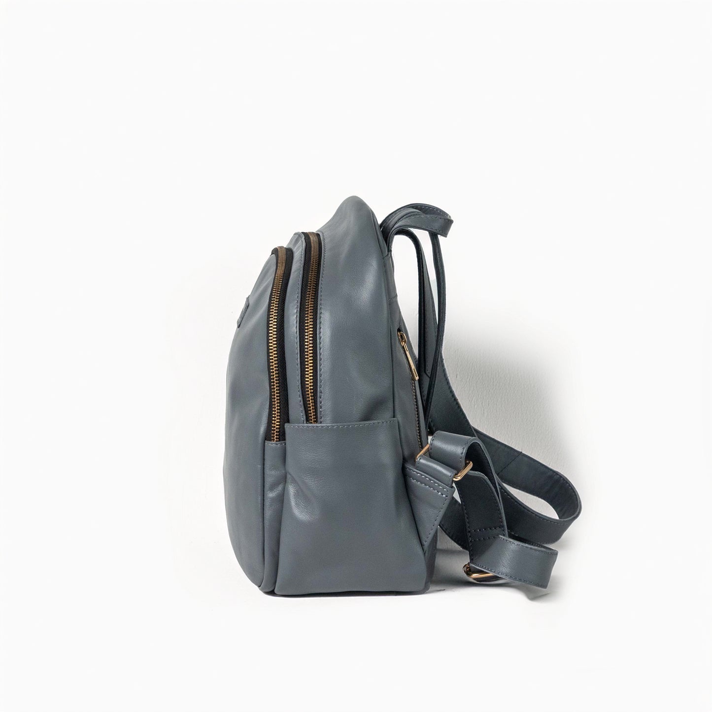 Kia Italian Leather Zip Backpack