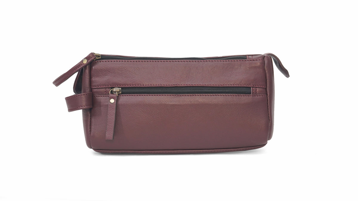 Blackford Luxury Leather Toiletry Bag