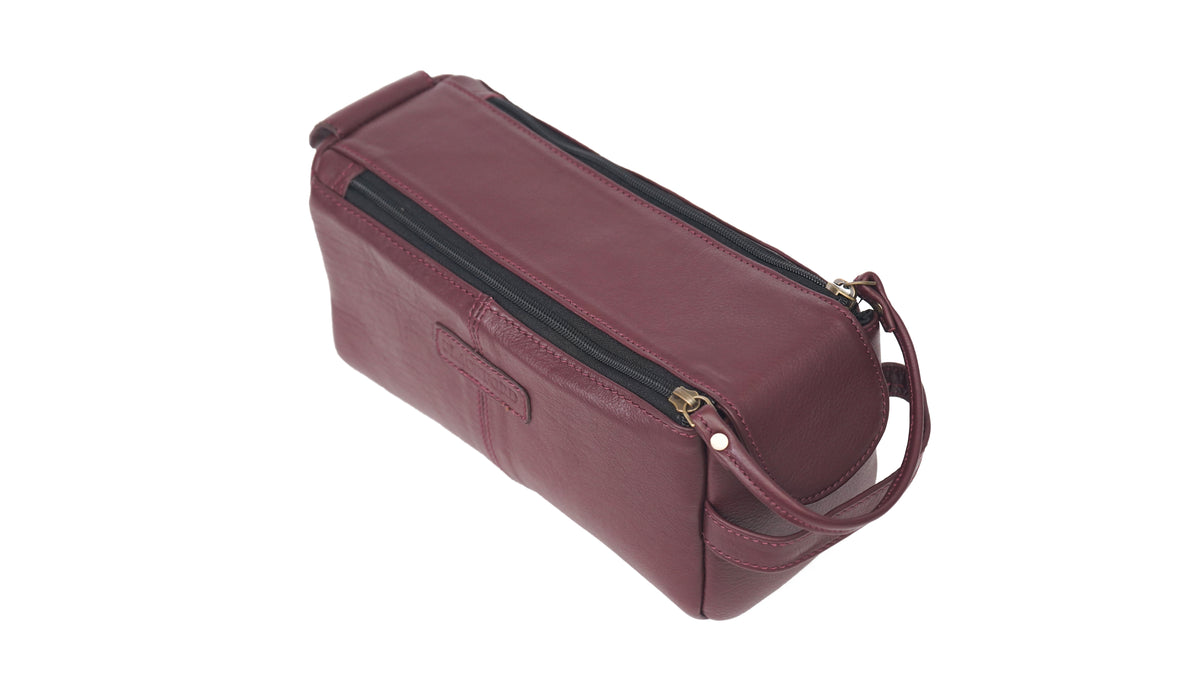 Blackford Luxury Leather Toiletry Bag